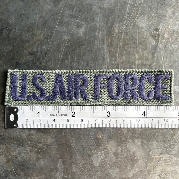 U.S. AIR FORCE embroidered tape patch - Vintage - Picture 8 of 10